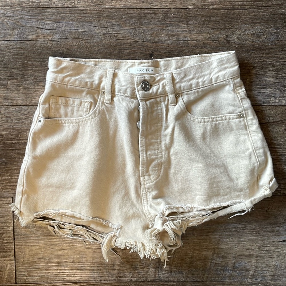 Pacsun vintage high rise denim shorts